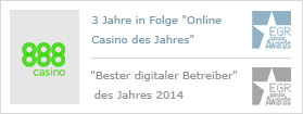 Die wichtigsten Auszeichnungen des erstklassigen High Roller Casinos von 888